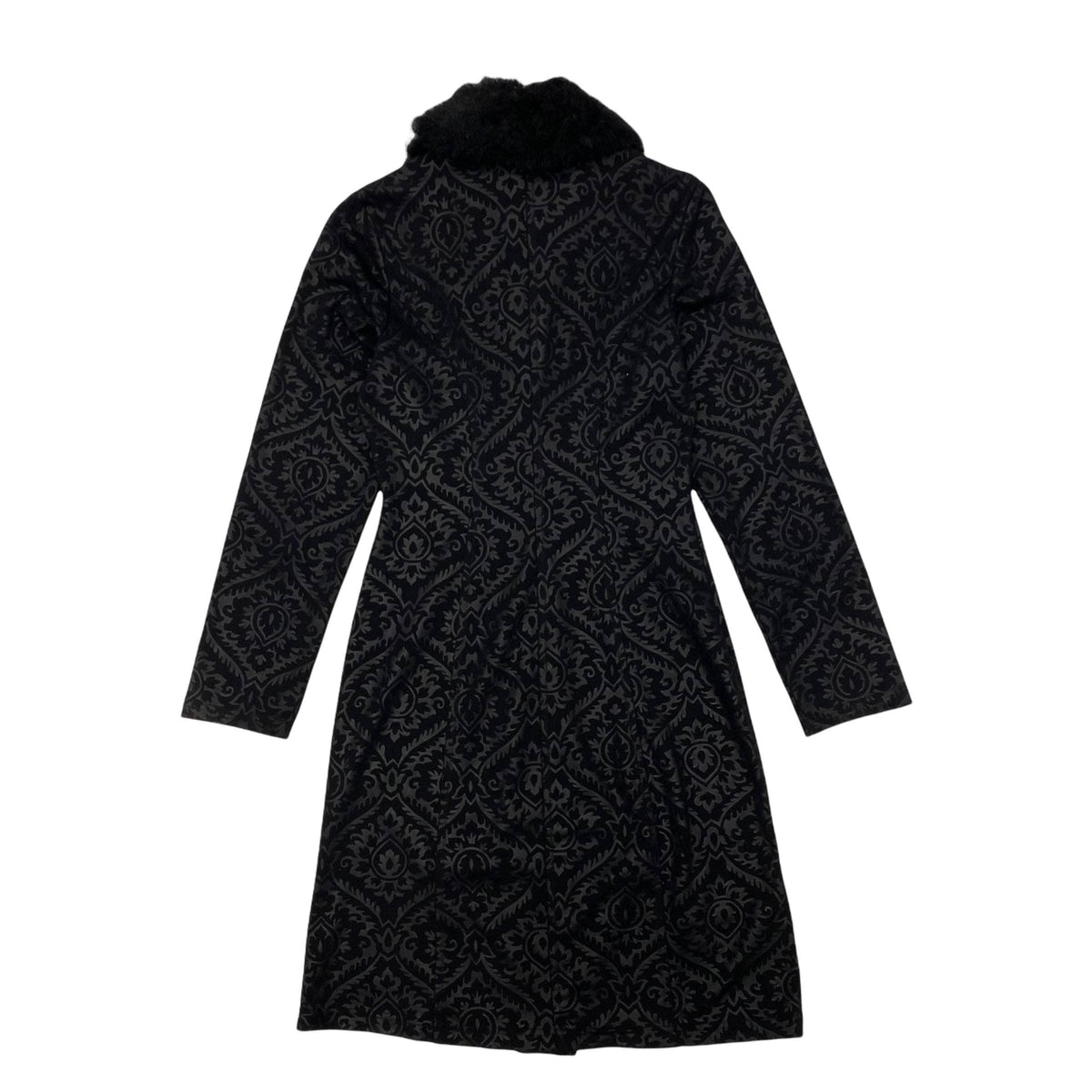Morgan Black Jacquard Longline Jacket