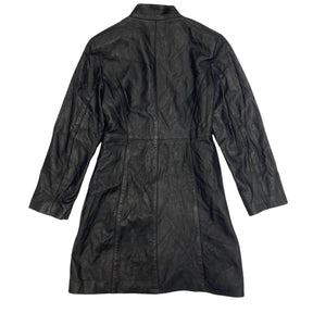 Unimoda Black Leather Coat