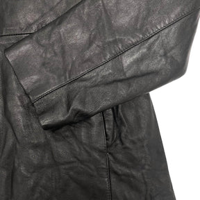 Unimoda Black Leather Coat