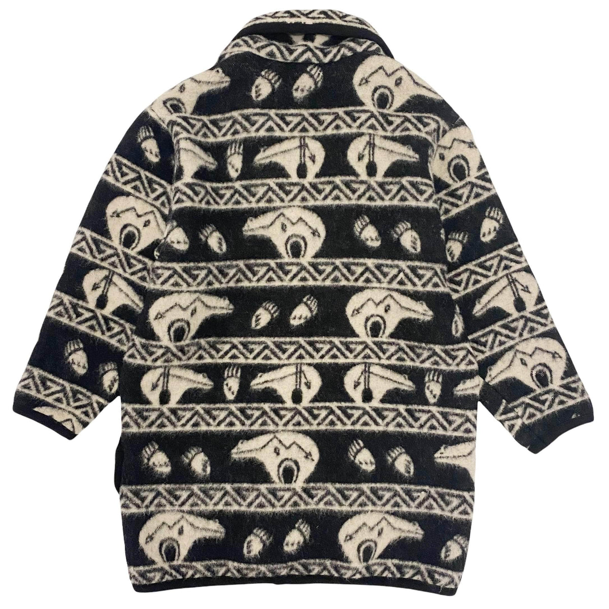 Vintage Joyce Onarheim Boe Bear Print Coat