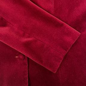 Vintage Laura Ashley Red Velvet Jacket