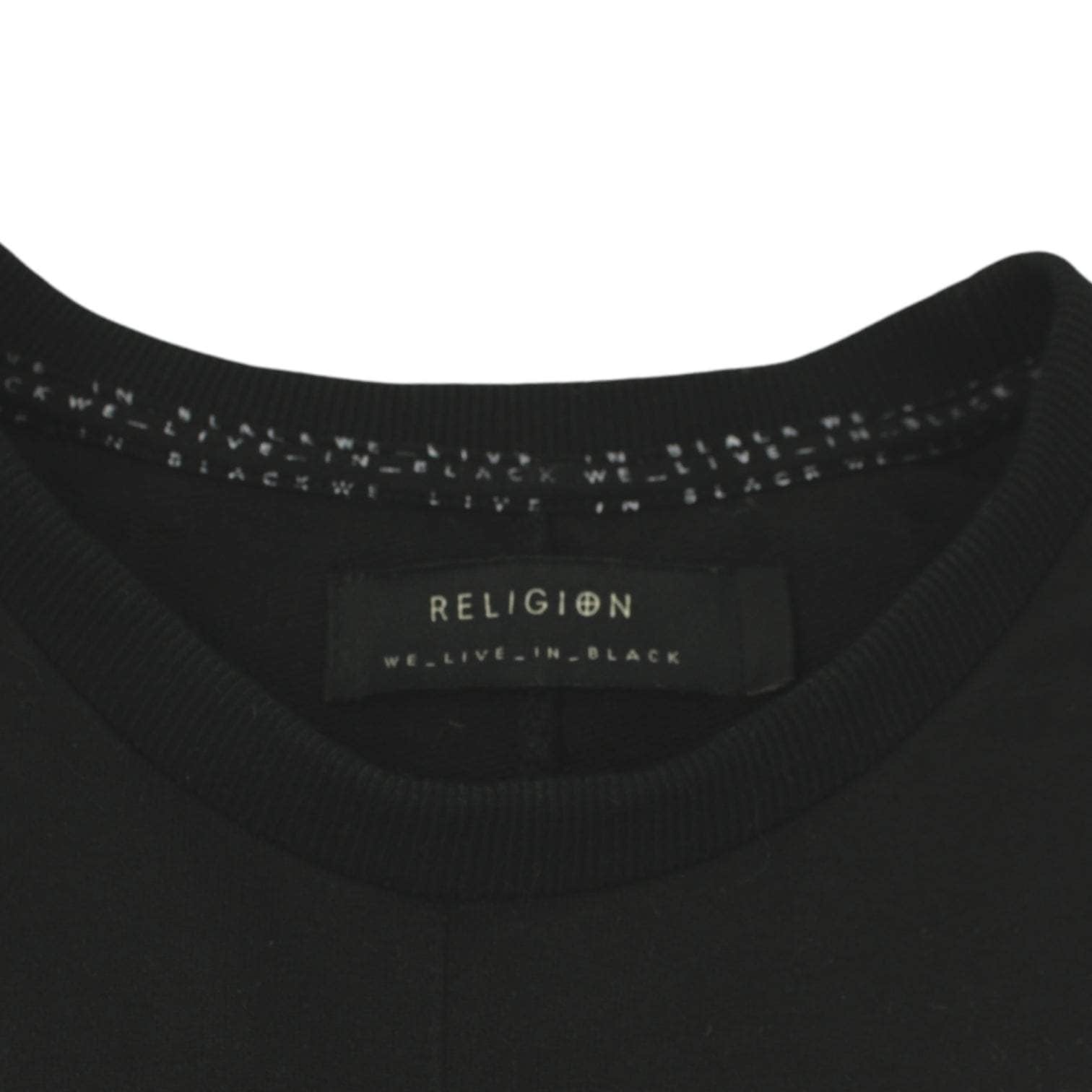 Religion Black Logo Sweatshirt