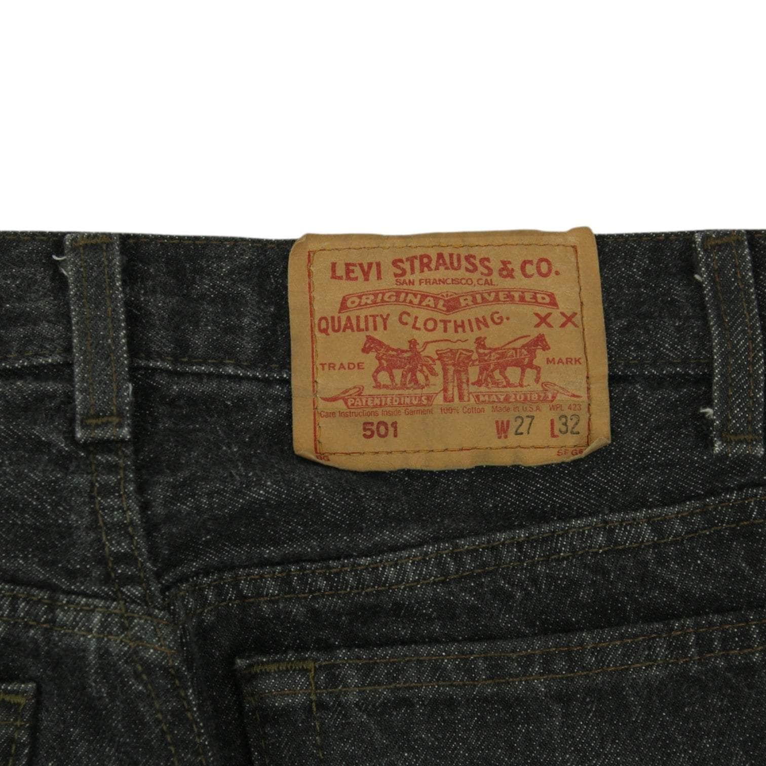Levi Strauss 501 Grey Washed Jeans