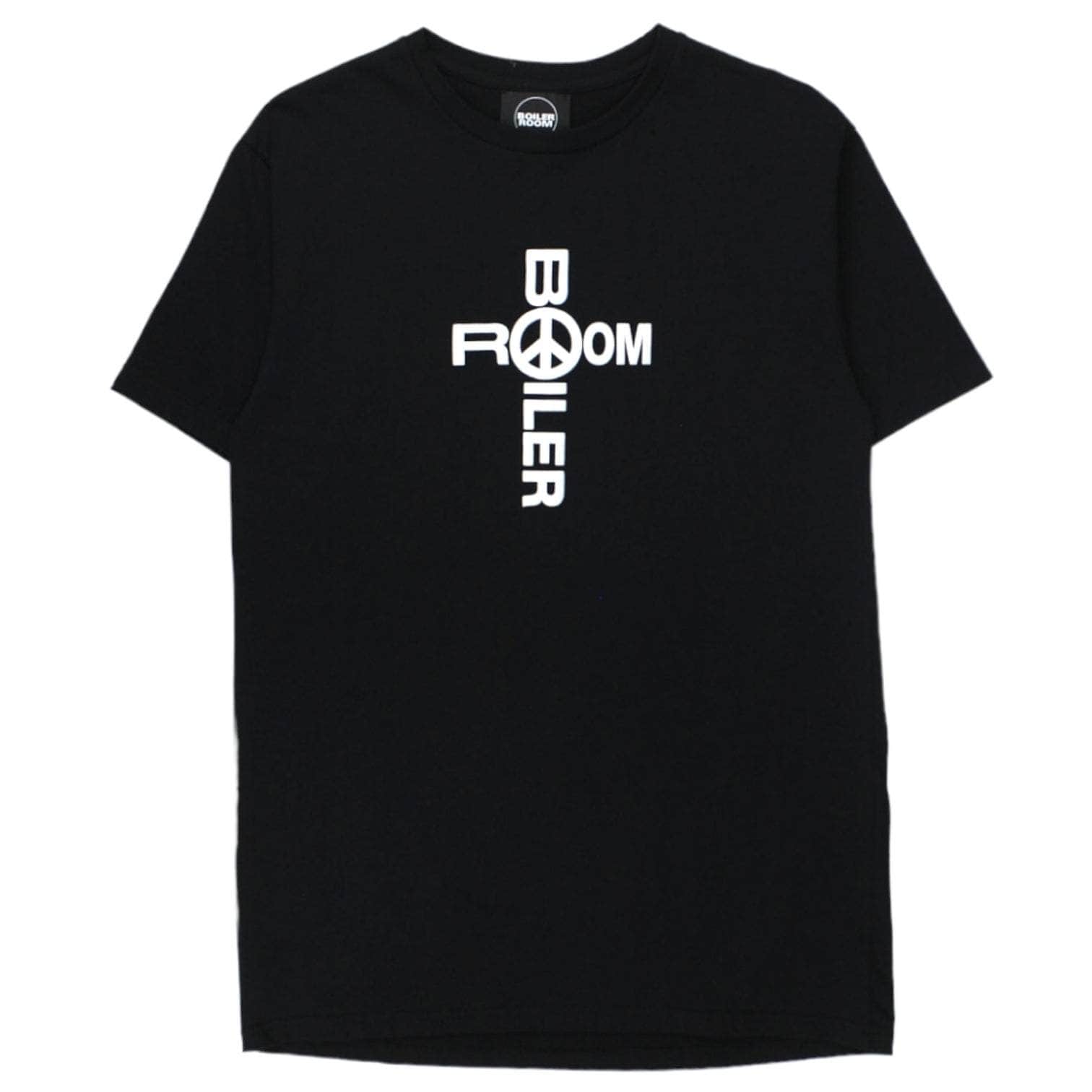 Boiler Room Black White Peace Logo T-shirt