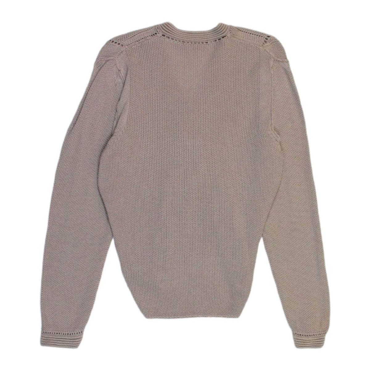 Roberto Cavalli Beige Silk Crochet Jumper