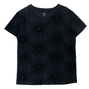 Ksubi Black Mandala Embossed T-Shirt