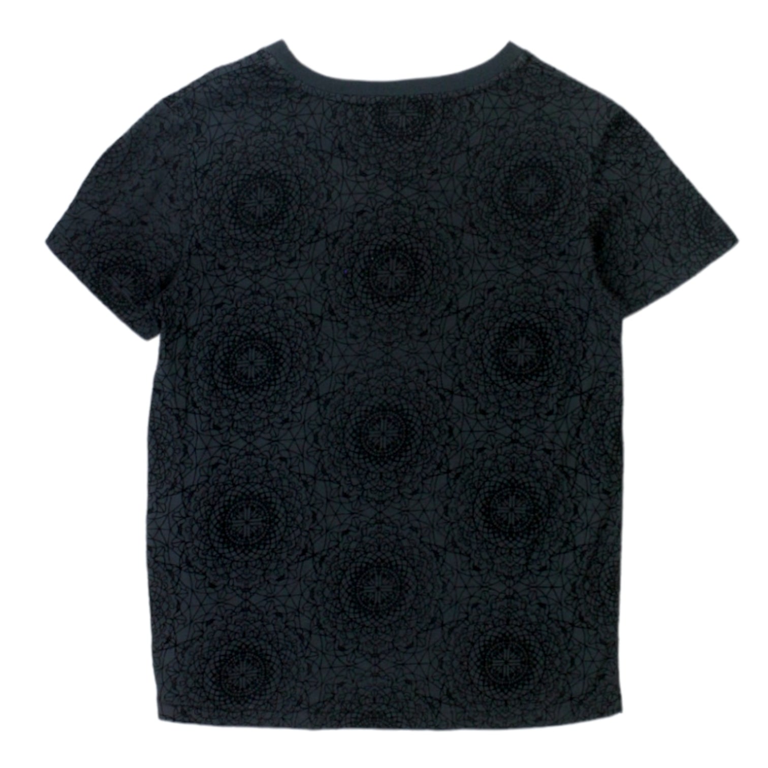 Ksubi Black Mandala Embossed T-Shirt