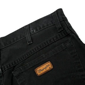 Wrangler Black Denim Cut-off Jeans