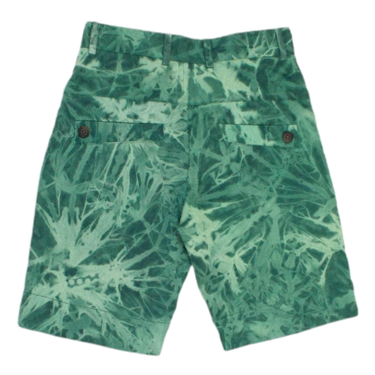 Villain Green Batik Effect Shorts