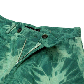 Villain Green Batik Effect Shorts