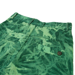 Villain Green Batik Effect Shorts