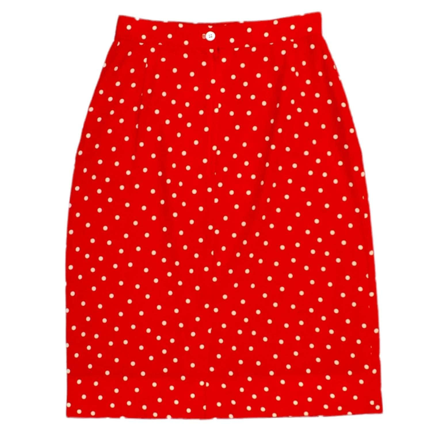 Liz Claiborne Red Polka Dot Pencil Skirt