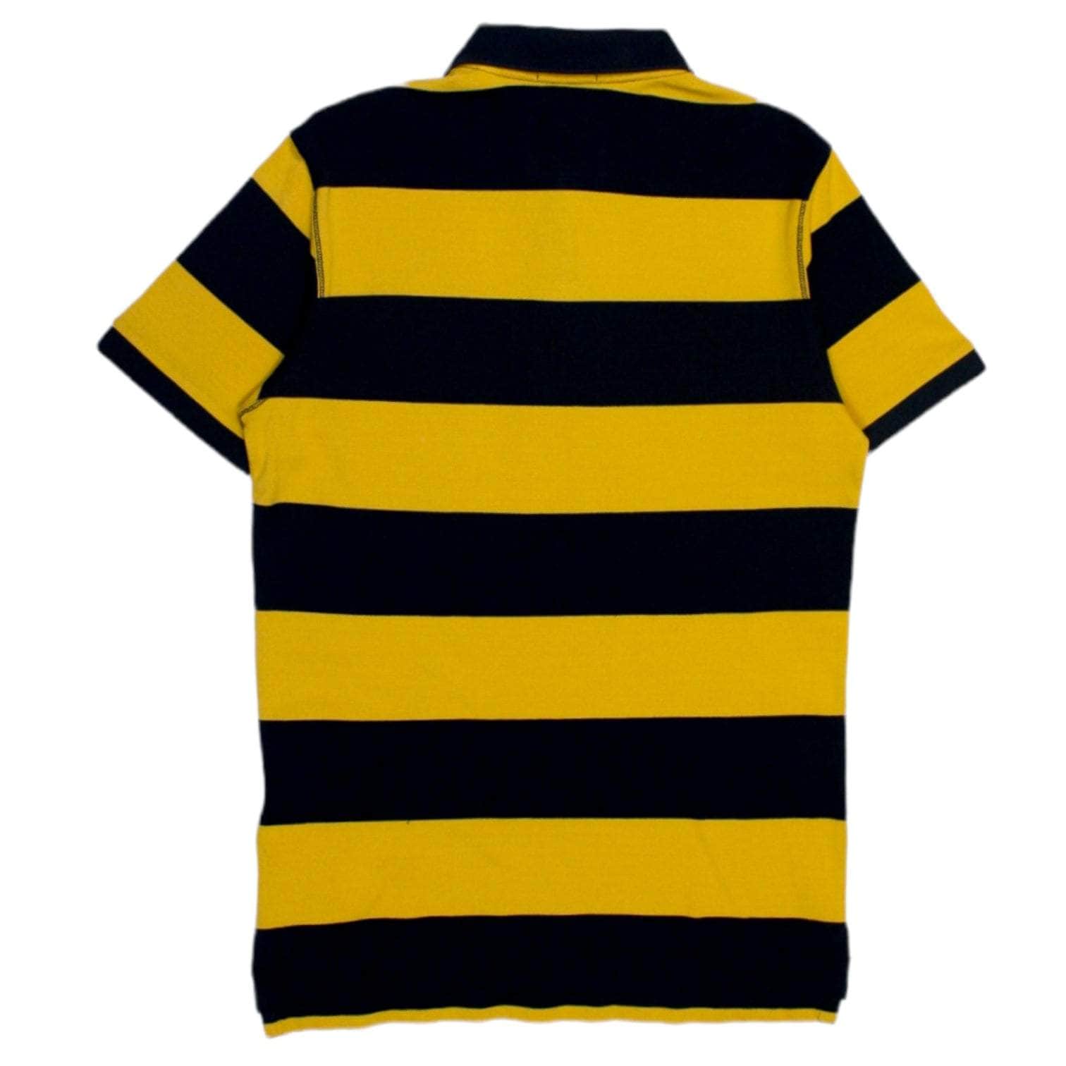 Jack Wills Navy & Yellow Striped Polo Shirt