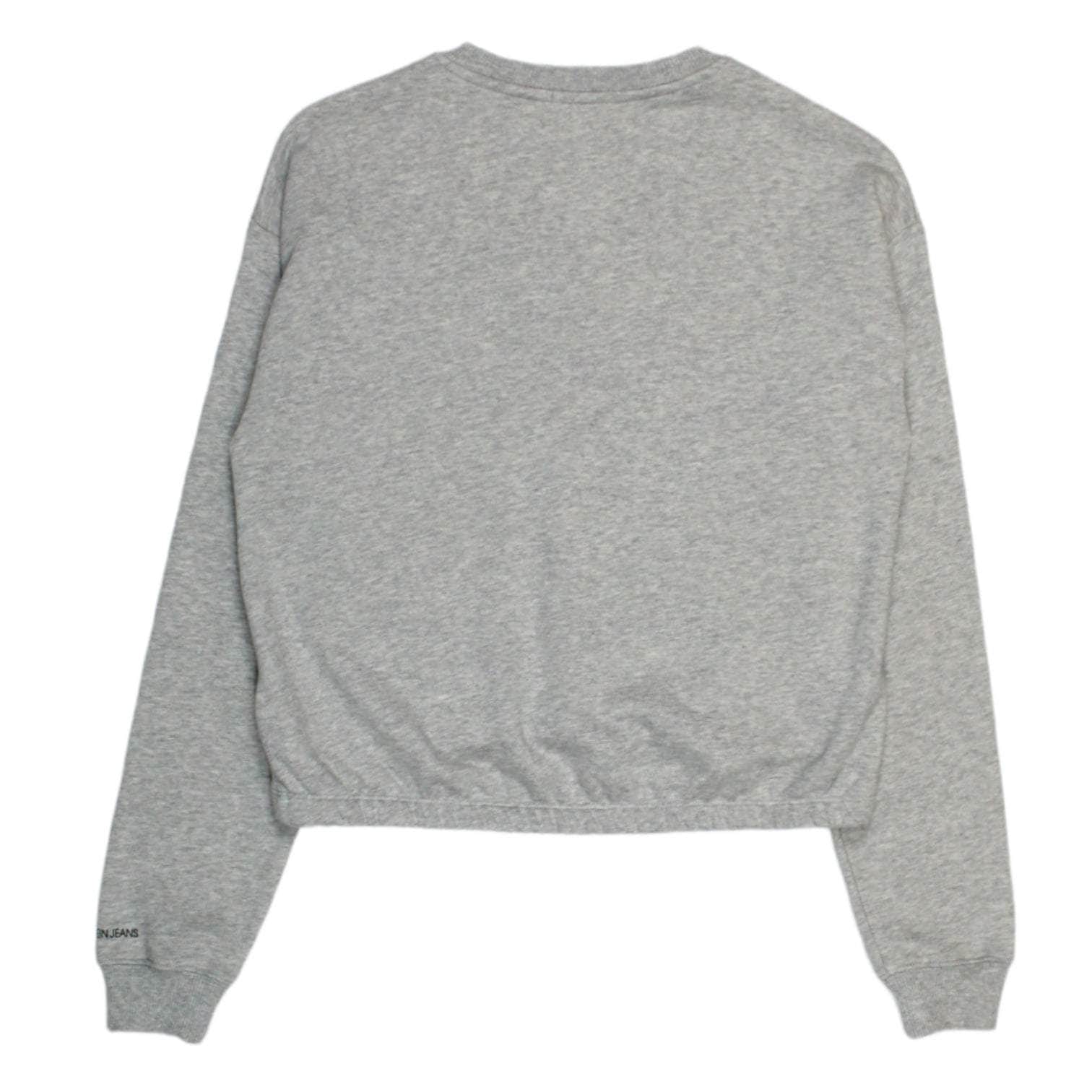 Calvin Klein Light Grey Marl Boxy Sweatshirt