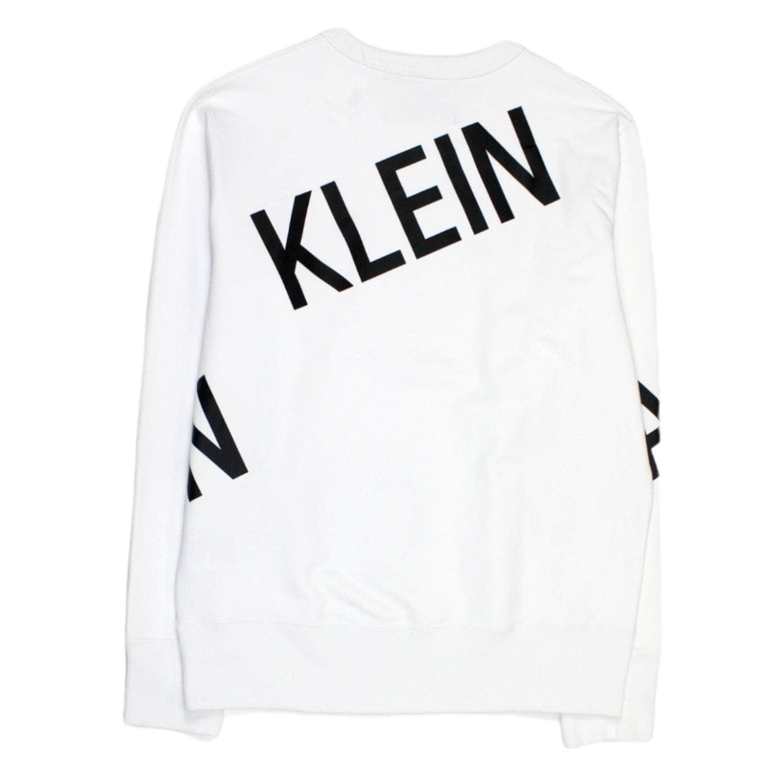 Calvin Klein Jeans White Logo Sweatshirt