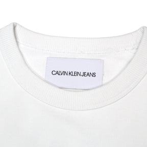 Calvin Klein Jeans White Logo Sweatshirt