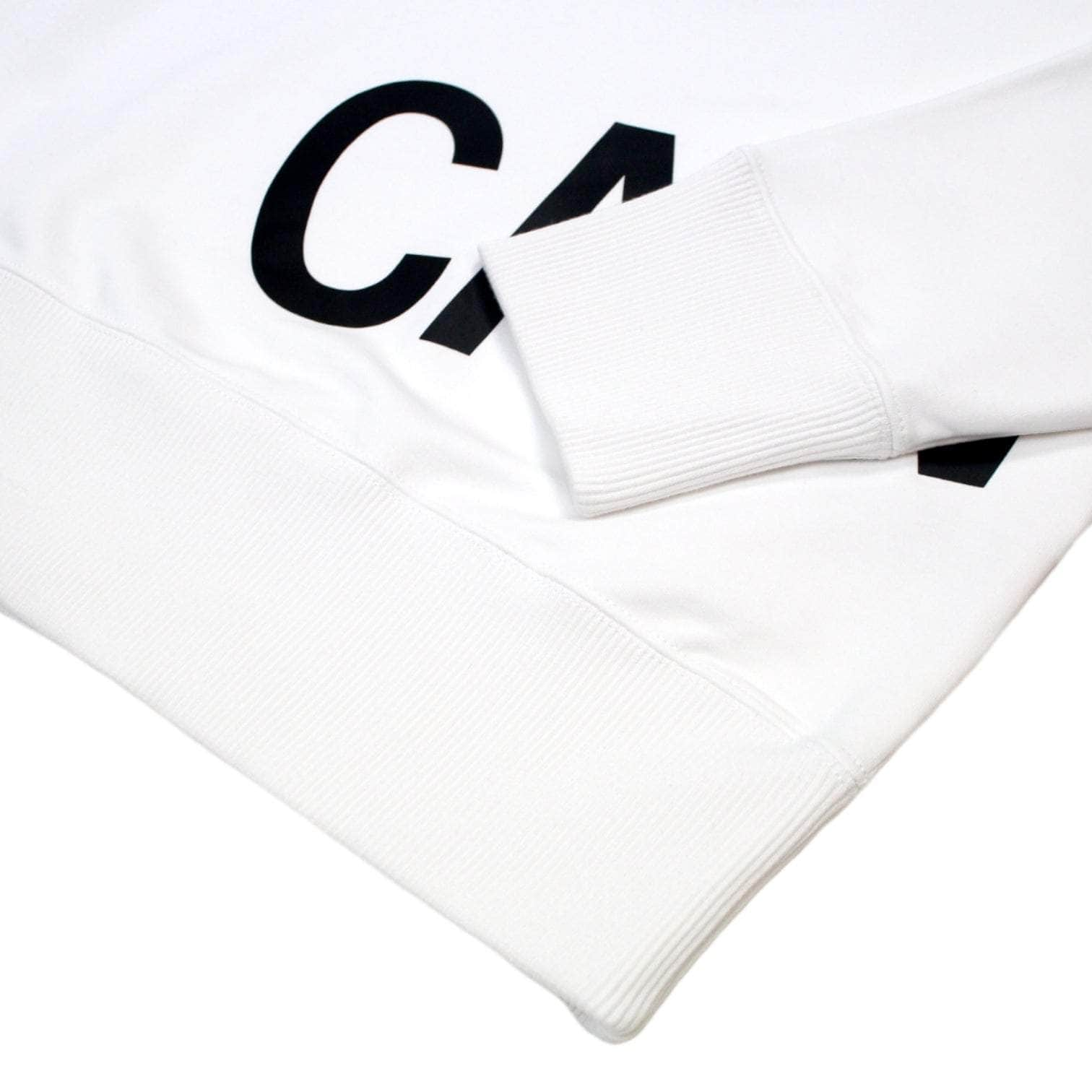 Calvin Klein Jeans White Logo Sweatshirt