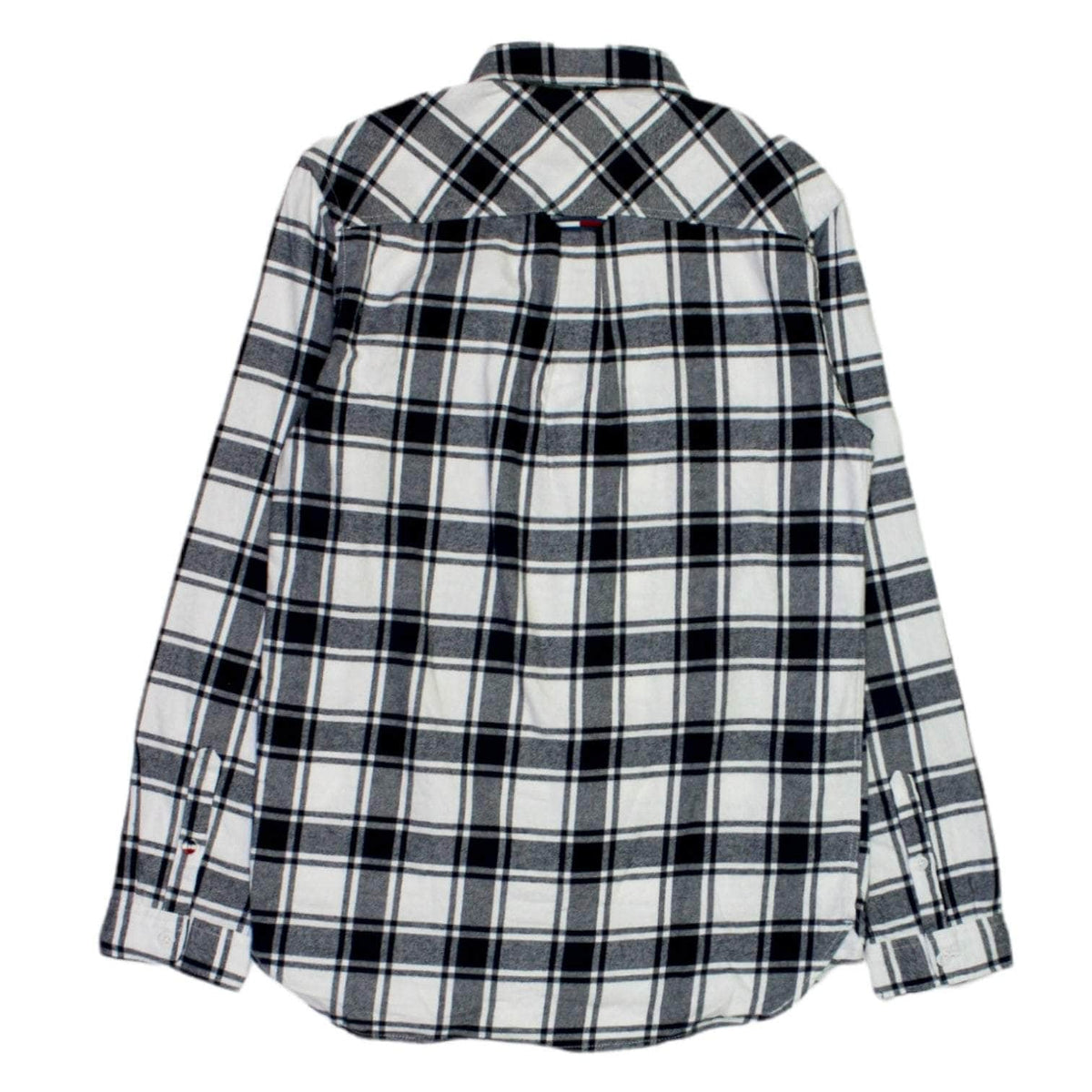 Tommy Jeans White Flannel Plaid Shirt