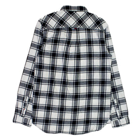 Tommy Jeans White Flannel Plaid Shirt