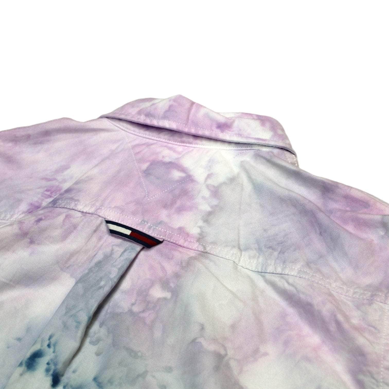 Tommy Jeans Pink Tie Dye Oxford Shirt
