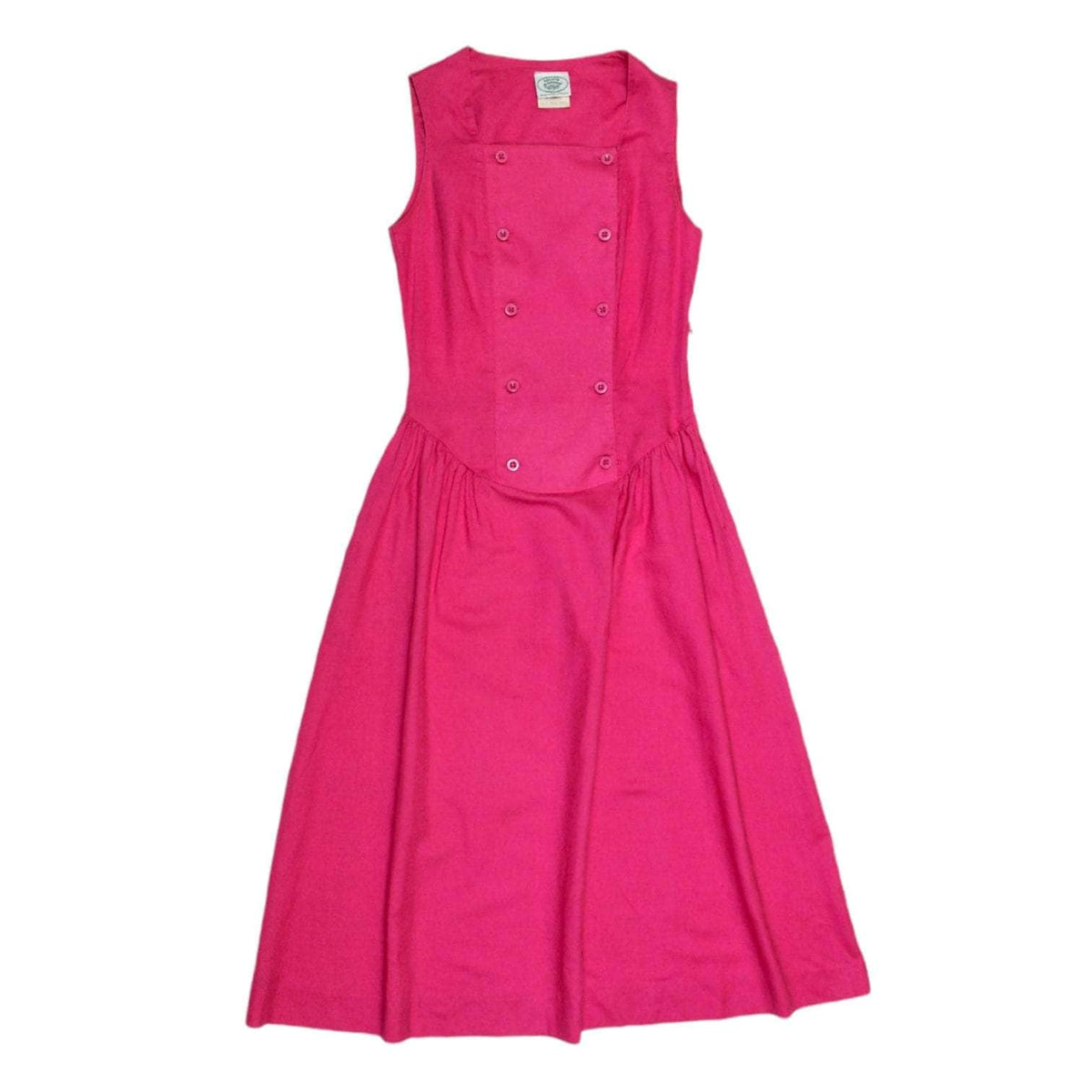 Vintage Laura Ashley Pink Midi Dress