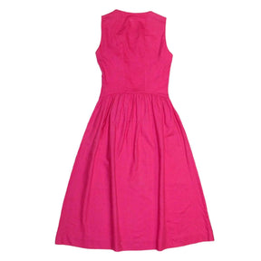 Vintage Laura Ashley Pink Midi Dress