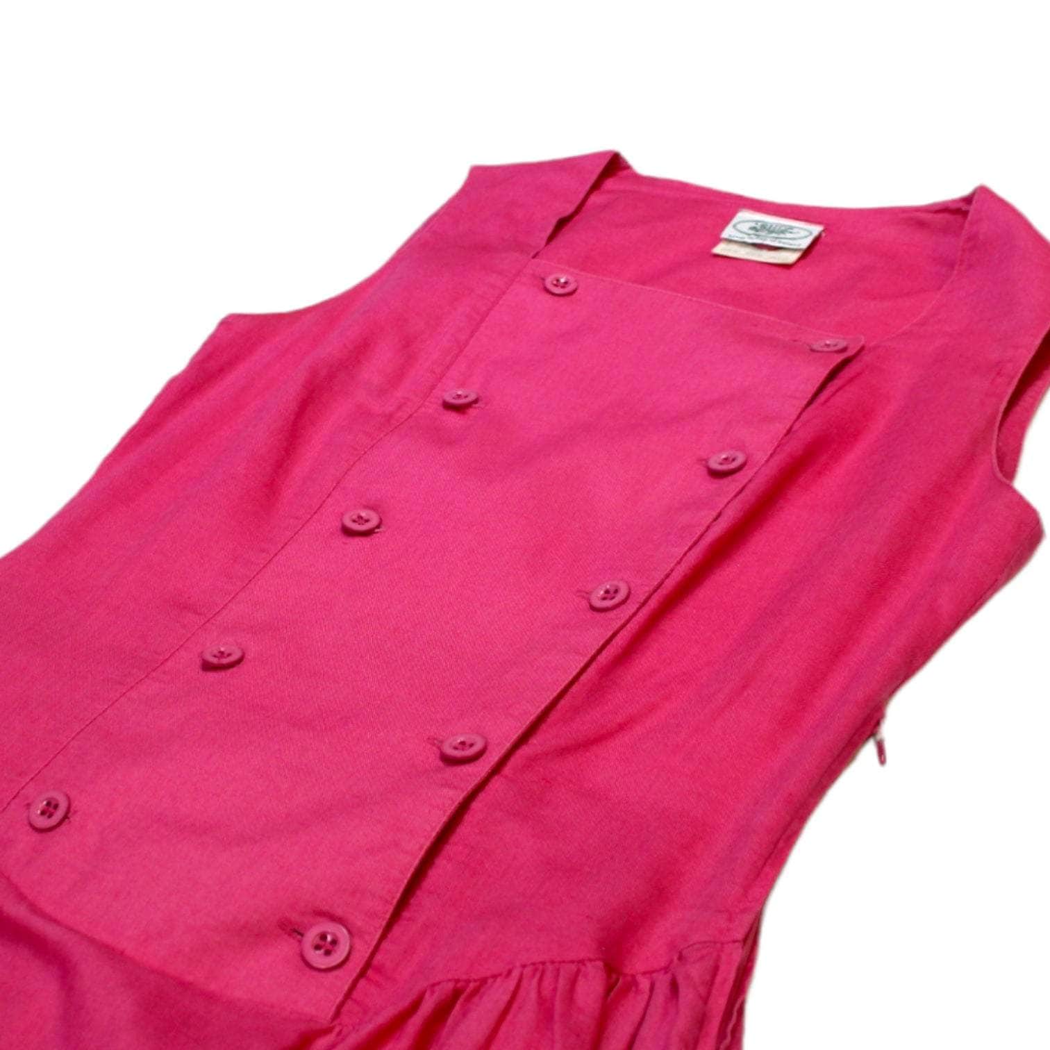 Vintage Laura Ashley Pink Midi Dress