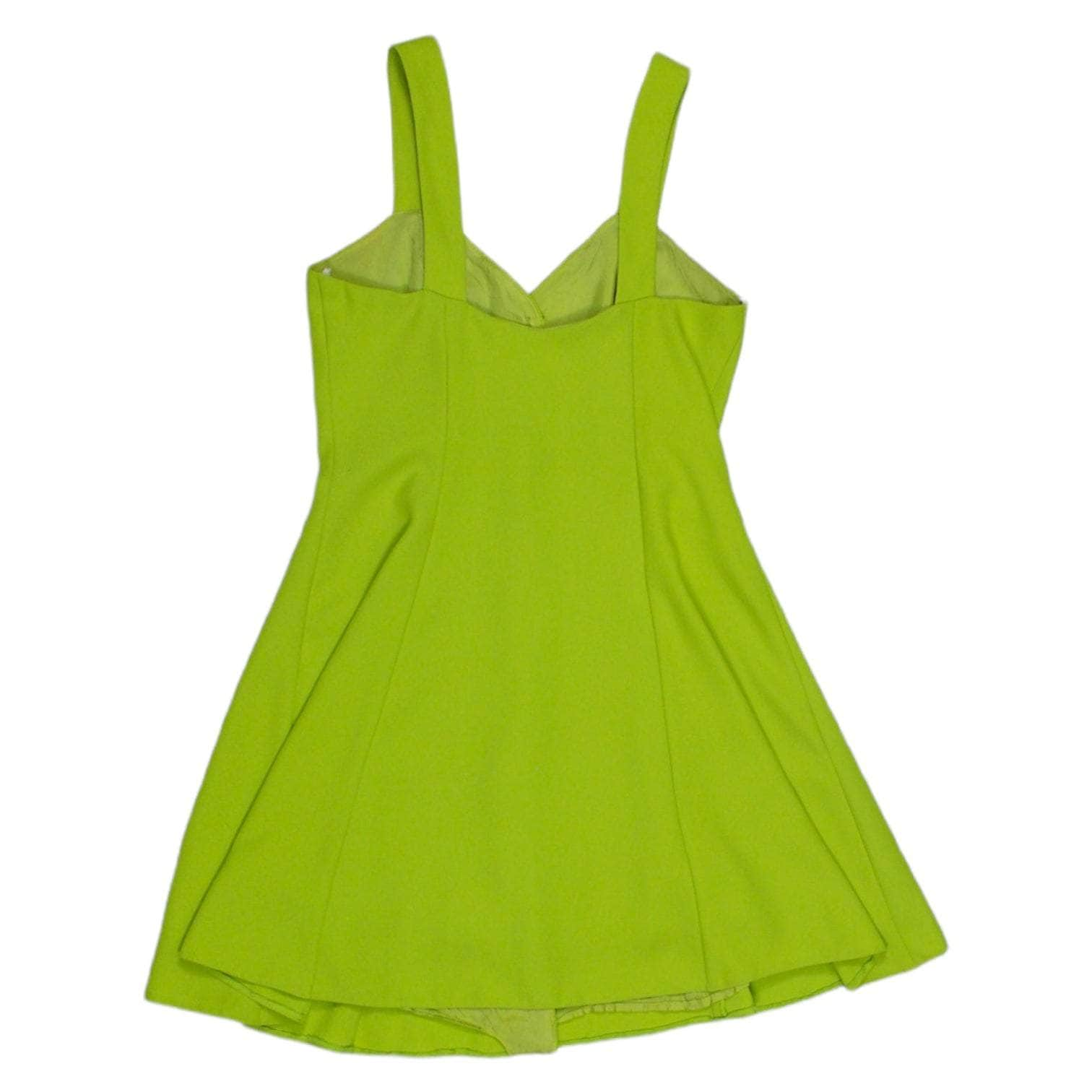 Vintage Hanny London Lime Crepe Dress