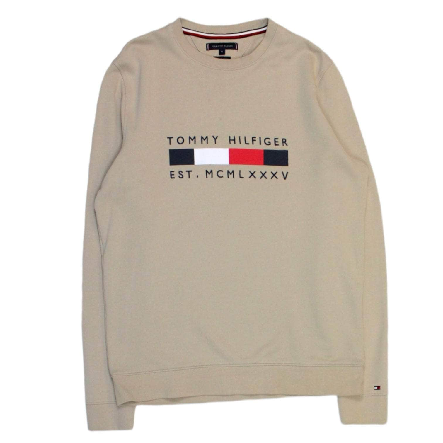 Tommy Hilfiger Taupe Logo Sweatshirt