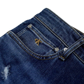 Calvin Klein Blue Ripped Jeans