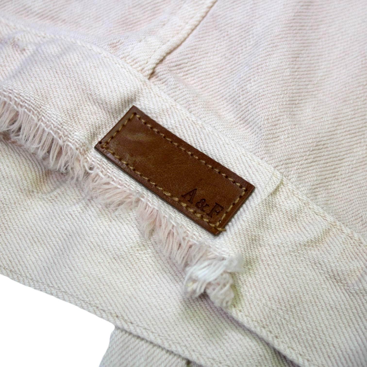 Abercrombie & Fitch Pink Denim Jeans Jacket