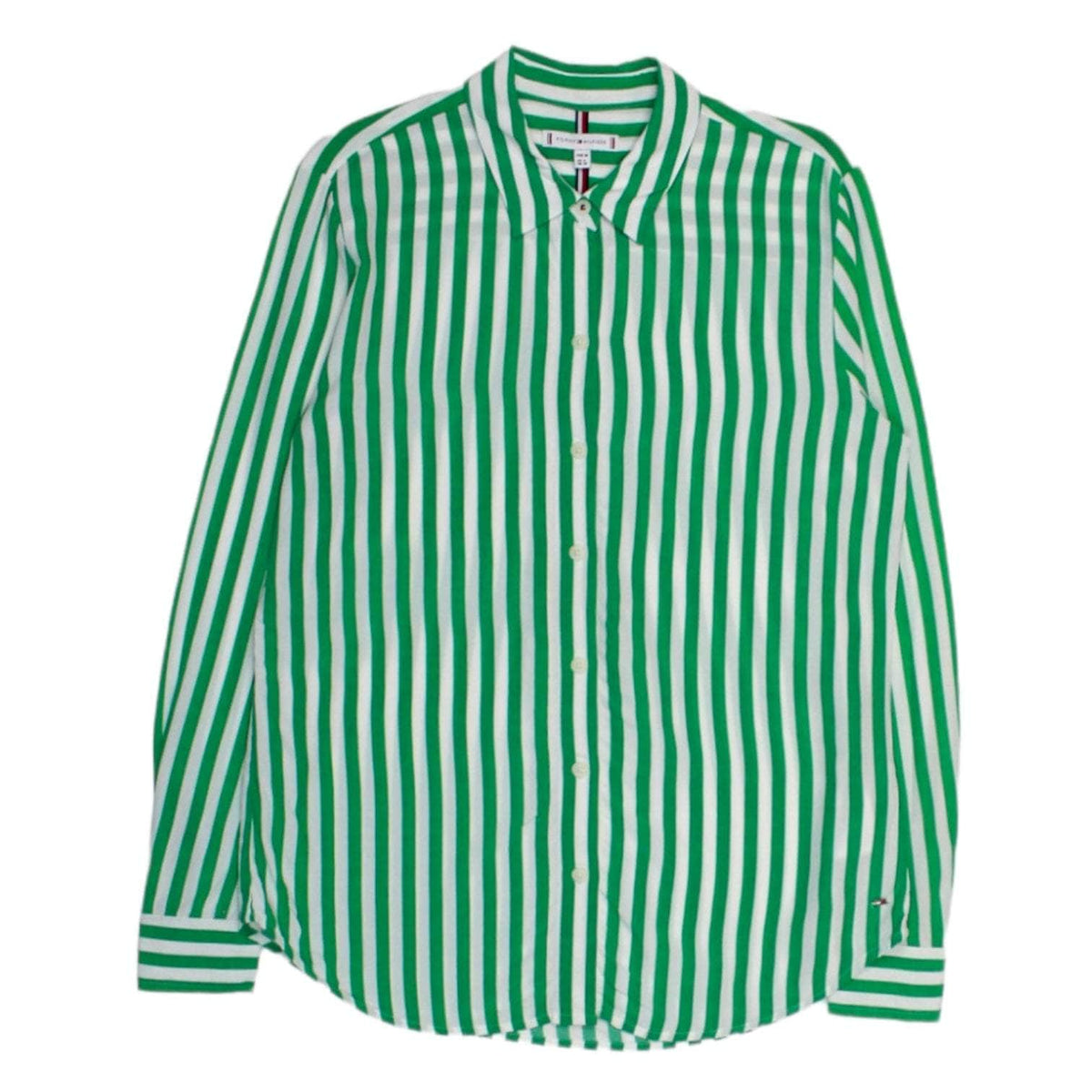 Tommy Hilfiger Emerald Green Striped Shirt
