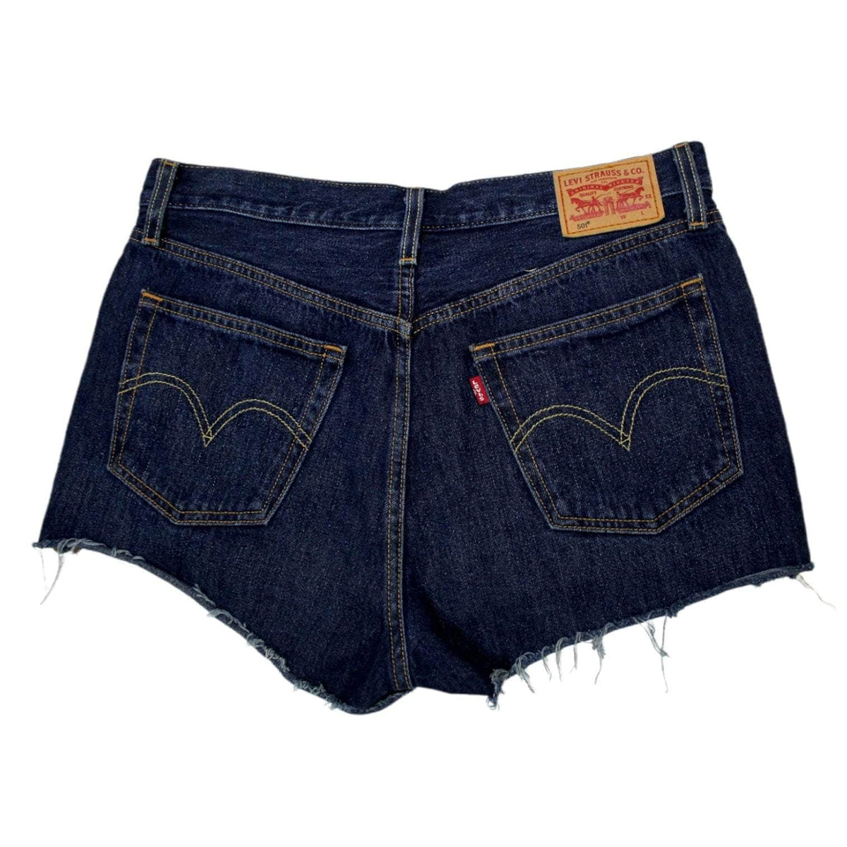 Levi's 501 Blue Denim Cut-Off Shorts