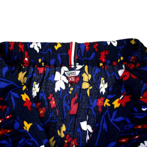 Tommy Jeans Navy Floral Wrap Skirt