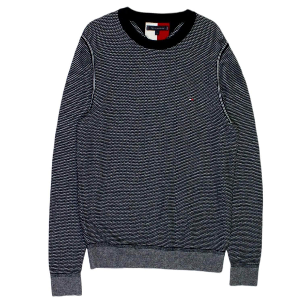 Tommy Hilfiger Navy Patterned Jumper