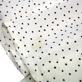 Vintage Wallis Cream Polka Dot 80's Dress