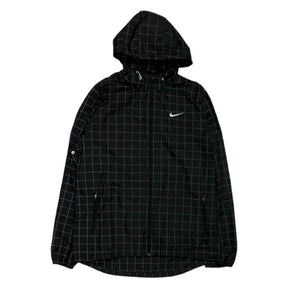 Nike Black Check Running Jacket