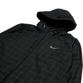 Nike Black Check Running Jacket Shop from Crisis Online