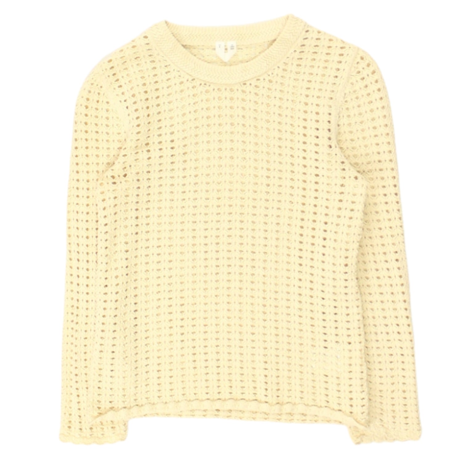 Arket Cream Crochet Jumper