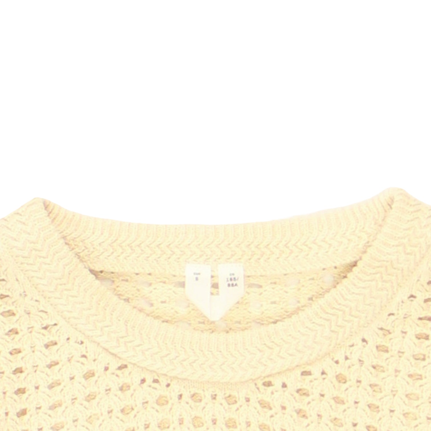 Arket Cream Crochet Jumper