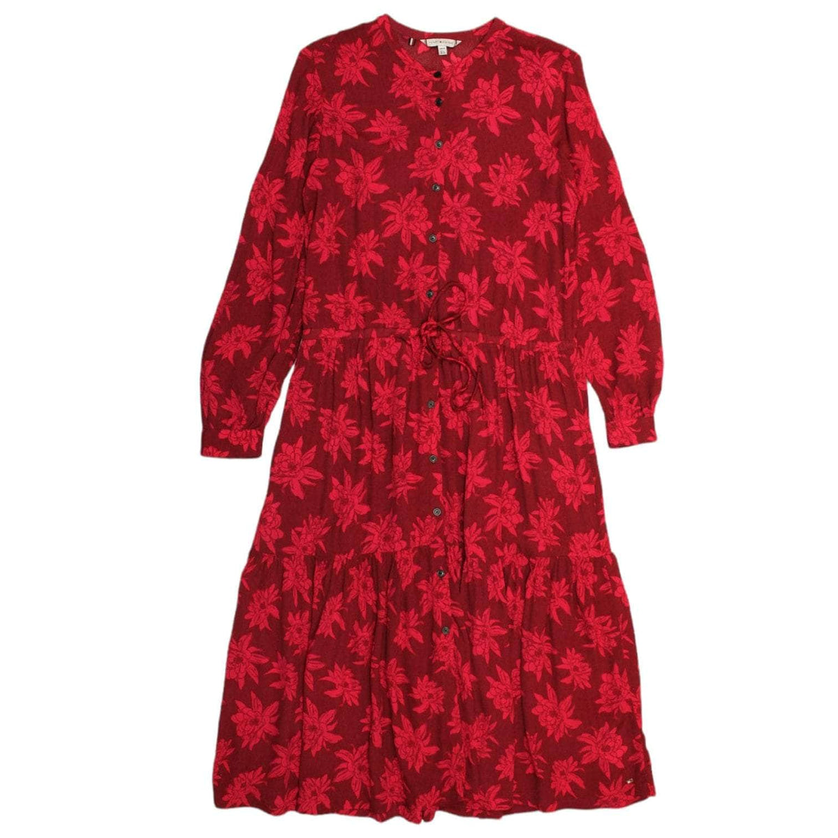 Tommy Hilfiger Red Floral Maxi Dress
