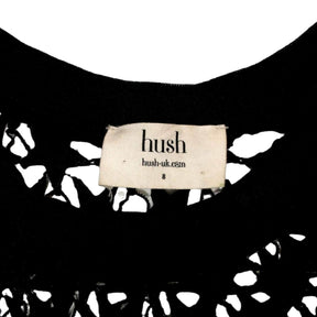 Hush Black Star Lace T-Shirt