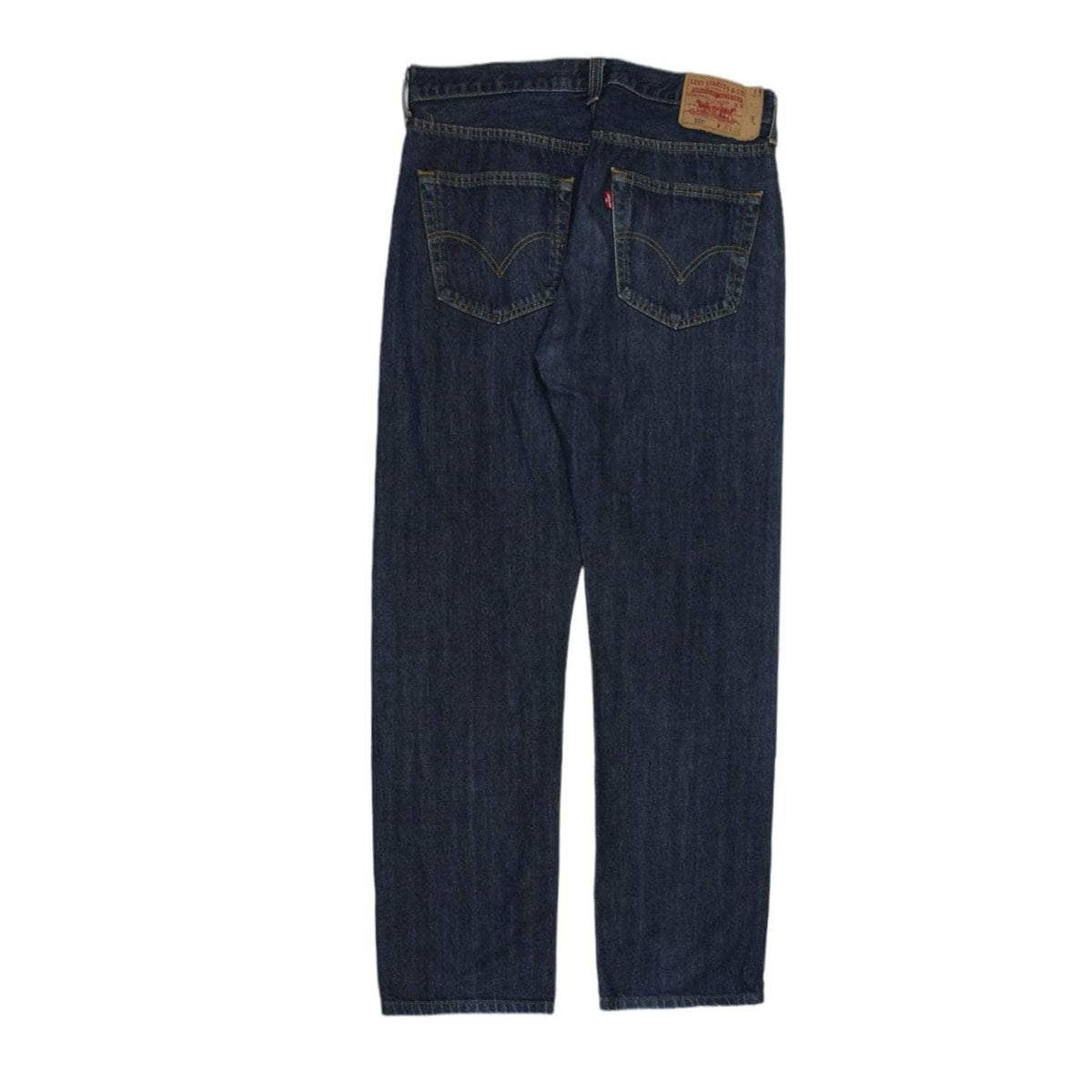 Levis 501 Straight Fit Blue Jeans