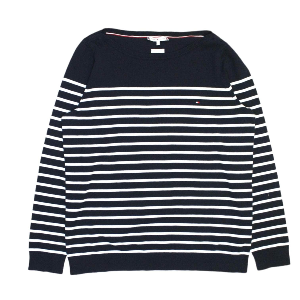 Tommy Hilfiger Navy Breton Style Jumper