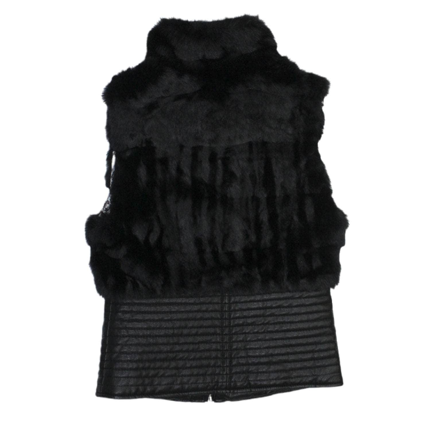 Guess Faux Fur & Leather Gilet