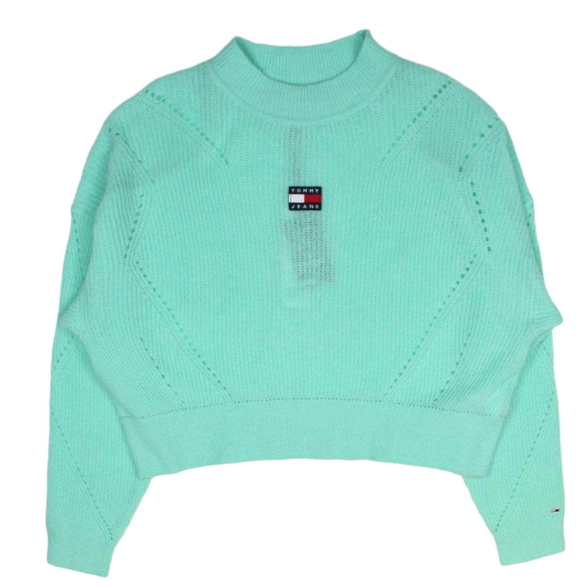 Tommy Hilfiger Green Lace Detail Jumper