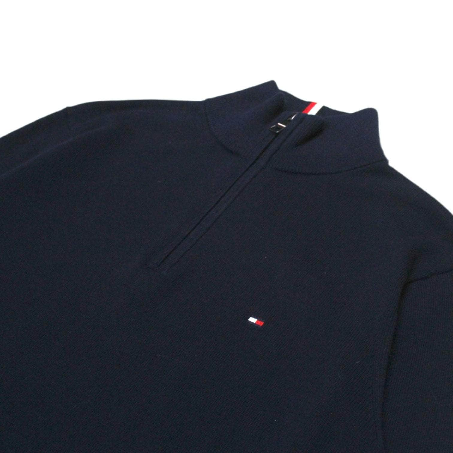 Tommy Hilfiger Navy 1/4 Zip Jumper