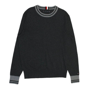 Tommy Hilfiger Grey Plain knit Jumper