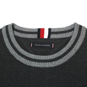 Tommy Hilfiger Grey Plain knit Jumper