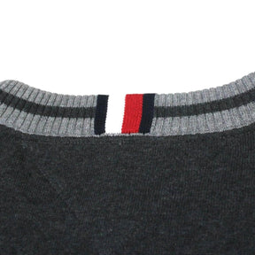 Tommy Hilfiger Grey Plain knit Jumper